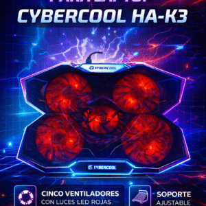 COOLER GAMER PARA LAPTOP CYBERCOOL HA-K3