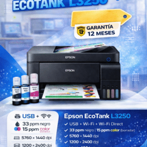 Impresora Multifuncional Inlámbrica EcoTank L3250