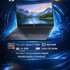 Laptop HP 255 G10 – Ryzen 3 7320U 8GB RAM 256GB SSD NVMe