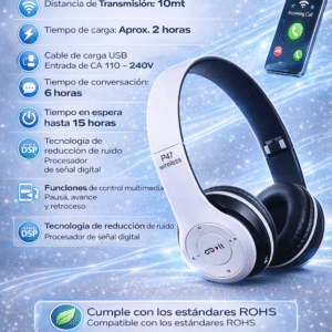 Audifonos p47 wireless