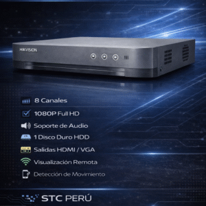 DVR 8CH 1080P 1 HDD C/AUDIO