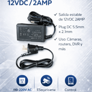 FUENTE DE ALIMENTACION 12VDC/2AMP