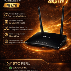 ROUTER 300MBPS WIRELESS N 4G LTE