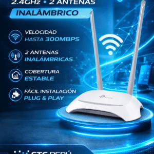 ROUTER 300MBPS 2.4GHZ 2 ANTENAS INALAMBRICO