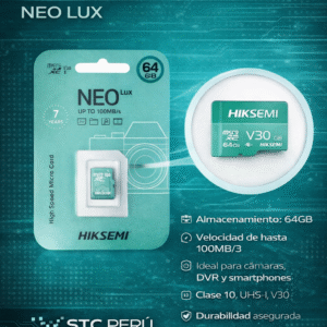 MEMORIA MICRO SD 64GB NEO LUX